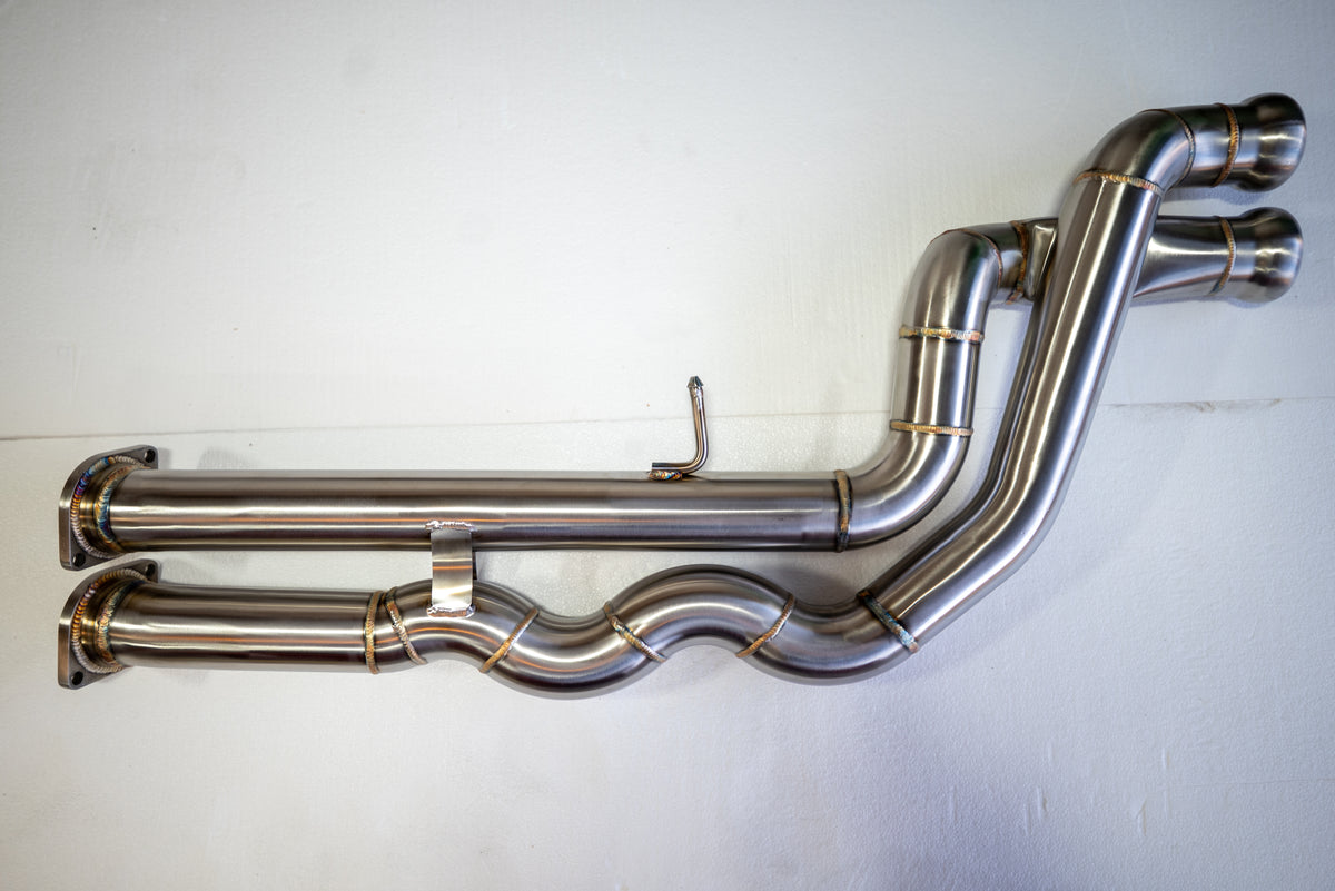 F8X Equal Length Mid Pipe w/ Z-Pipe