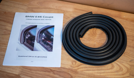 E46 M3 /  E46 COUPE Quarter Window Seal Repair Kit